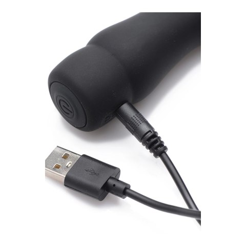 XR Brands Utheral - Wibrująca głowica z silikonową wkładką, USB XR Brands Utheral - Wibrująca głowica z silikonową wkładką, USB