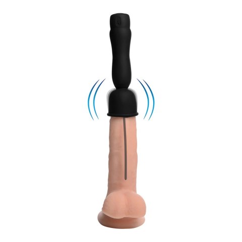 XR Brands Utheral - Wibrująca głowica z silikonową wkładką, USB XR Brands Utheral - Wibrująca głowica z silikonową wkładką, USB