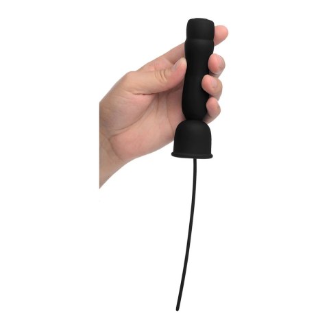 XR Brands Utheral - Wibrująca głowica z silikonową wkładką, USB XR Brands Utheral - Wibrująca głowica z silikonową wkładką, USB