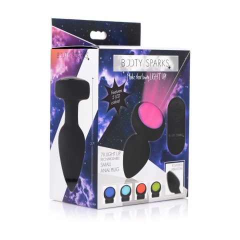 XR Brands silikonowy korek LED mały - 7 trybow, pilot, 5 kolorow XR Brands silikonowy korek LED mały - 7 trybow, pilot, 5 kolorow