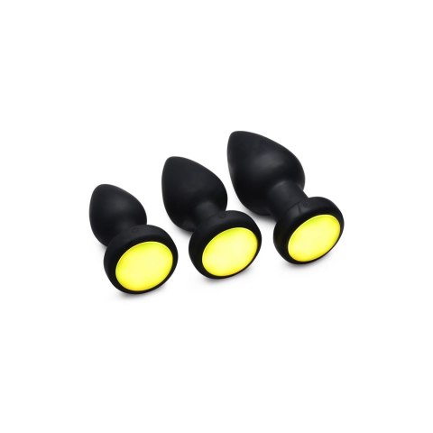 XR Brands silikonowy korek LED średni z pilotem i 7 trybami wibracji XR Brands silikonowy korek LED średni z pilotem i 7 trybami wibracji