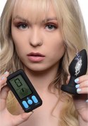 XR Brands - silikonowy model analny z wibracją i pilotem, czarny