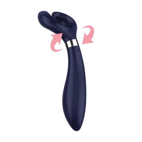 Satisfyer Endless Joy - model uniwersalny z głowicą 180° silikonową Satisfyer Endless Joy - model uniwersalny z głowicą 180° silikonową