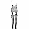 Passion ECO BS005 Bodystocking ekologiczny biały, uniwersalny rozmiar