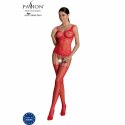Passion Eco Collection Bodystocking BS001 czerwony, ekologiczny, uniwersalny