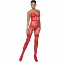 Passion Gorset Kyouka Czerwony S/M - Regulowane Paski i Stringi