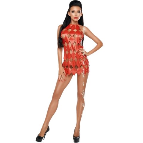 Me-Seduce Gwen sukienka z odkrytymi plecami czerwona L/XL