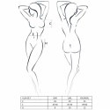 Passion Ulla - damski komplet bielizny 3-częściowy, czarny, L/XL