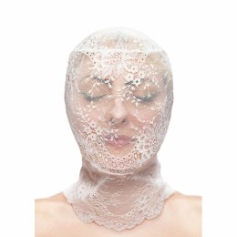 NS Novelties Fetish & Fashion Koronkowy Kaptur White, uniwersalny rozmiar