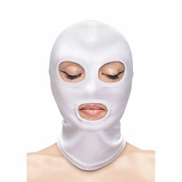 NS Novelties Fetish & Fashion kaptur nylonowy biały na oczy i usta