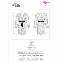 LivCo Corsetti Mostina LC 90641 Czarna sukienka z kwiatowym wzorem, długość midi