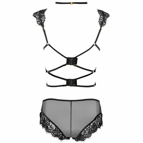Livco Corsetti Fashion Palmenom komplet koronkowy czarny L/XL