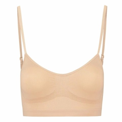 Bye Bra Biustonosz Bezszwowy Średnia Kontrola Beżowy M