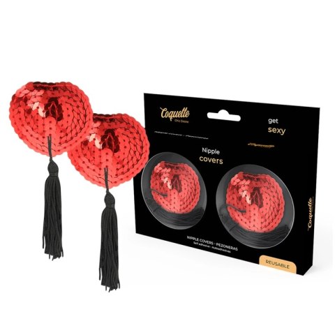 Coquette Chic Desire Eleganckie Czerwone Osłony Samoprzylepne