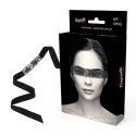 Coquette Chic Desire Koronkowa Maska na Oczy Czarna ze Wstążką