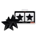 Coquette Chic Desire Osłony Dekoracyjne Black Stars Metaliczne