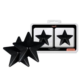 Coquette Chic Desire Osłony Dekoracyjne Black Stars Metaliczne