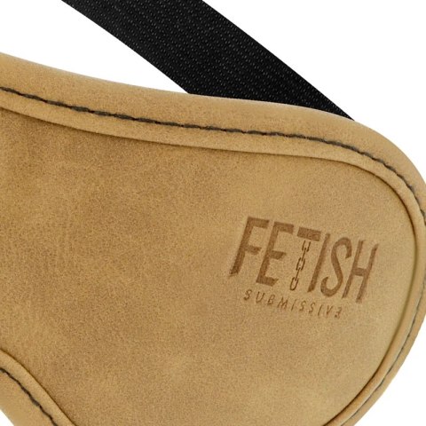 Fetish Submissive Origin maska z wegańskiej skory z neoprenową podszewką