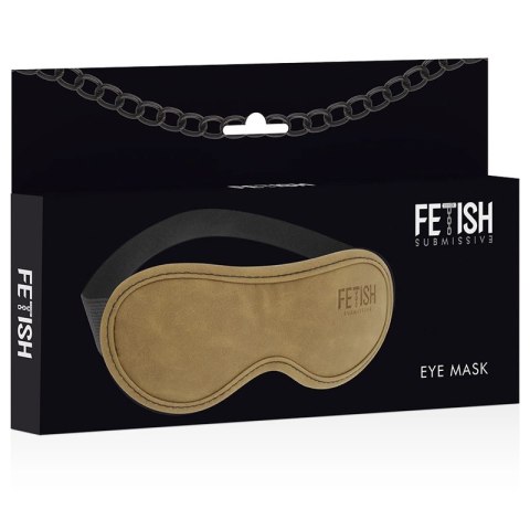 Fetish Submissive Origin maska z wegańskiej skory z neoprenową podszewką