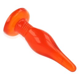Baile korek anatomiczny żelowy czerwony 14,2 cm z przyssawką