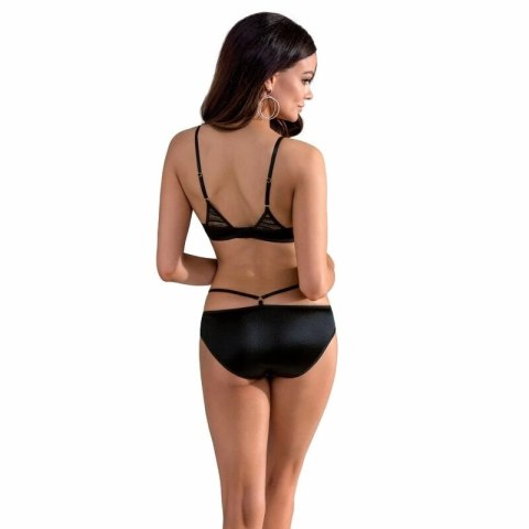 Casmir Lara dwuczęściowy komplet bielizny L/XL czarny