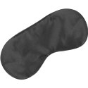 Darkness Basic Black Mask - satynowa, regulowana opaska na oczy