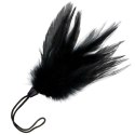 Darkness Czarny Długopis Stymulujący 17 cm - Akcesorium z Piorem