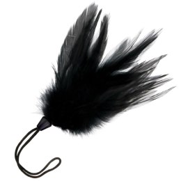 Darkness Czarny Długopis Stymulujący 17 cm - Akcesorium z Piorem
