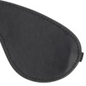 Darkness Maska na Oczy Czarna PVC Regulowana Komfortowa
