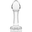 Ibiza Nebula Series Model 2 korek analny szkło borokrzemowe 11 cm transparentny