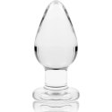 Ibiza Nebula Series Model 3 szklany korek anatomiczny 11 cm transparentny
