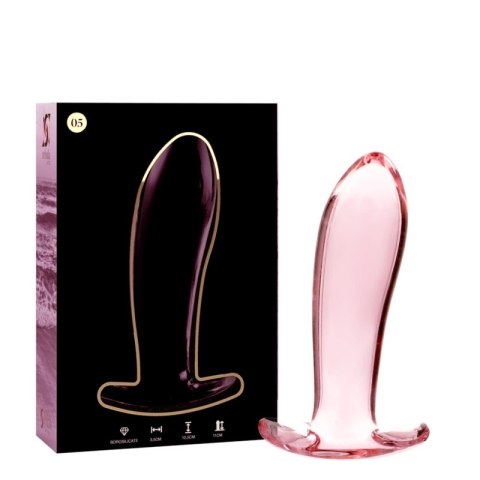 Ibiza Nebula Series Model 5 korek z borokrzemowego szkła rożowy 12,5cm