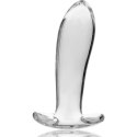 Ibiza Nebula Series Model 5 szklany korek intymny 12,5 cm przezroczysty