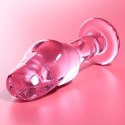 Ibiza Nebula Series Model 6 szklany korek anatomiczny rożowy 12,5 cm