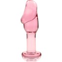 Ibiza Nebula Series Model 6 szklany korek anatomiczny rożowy 12,5 cm
