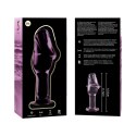 Ibiza Nebula Series Model 6 szklany korek anatomiczny rożowy 12,5 cm