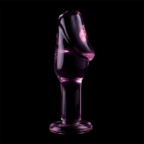 Ibiza Nebula Series Model 6 szklany korek anatomiczny rożowy 12,5 cm