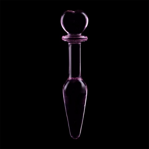 Ibiza Nebula Series Model 7 szklany korek anatomiczny rożowy 13,5 cm