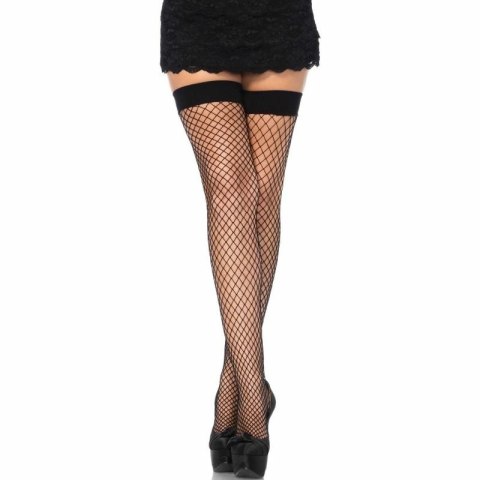 Leg Avenue Industrial kabaretki do uda czarne uniwersalne