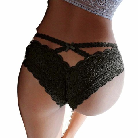 Queen Lingerie Figi Kwiatowe Koronkowe S/M Eleganckie