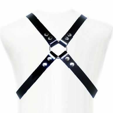 Svenjoyment Leather Body - Skorzana uprząż z regulacją rozmiaru S-XL
