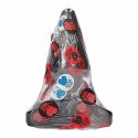 All Black Wtyczka anatomiczna 16 cm, stożkowa, PVC, czarna