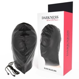 Darkness maska satynowa kaptur czarny uniwersalny oddychający