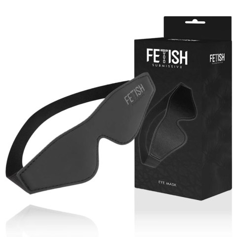 Fetish Submissive Maska z wegańskiej skory z neoprenową podszewką