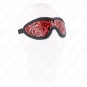 KINK Opaska na Oczy Red Diamond - maska elastyczna 20,5x6 cm
