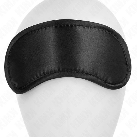 KINK Satynowa Maskująca Opaska z Regulacją 19x6 cm Czarna