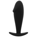 OHMAMA silikonowy korek anatomiczny 10 cm hipoalergiczny czarny