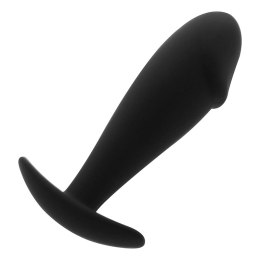 OHMAMA silikonowy korek anatomiczny 10 cm hipoalergiczny czarny
