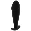 OHMAMA silikonowy korek anatomiczny 10 cm hipoalergiczny czarny