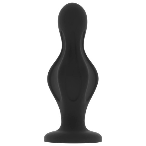 Ohmama Korek Silikonowy 12 cm z Przyssawką - Hipoalergiczny, Czarny